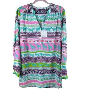 Tori Richard Honolulu Jungle Roberta‎ Tunic